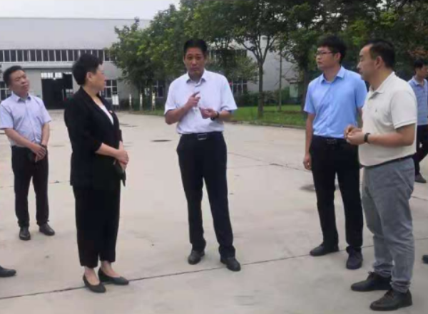 华龙区人大常委会主任杨理宏到公司开展“百人助百企”活动